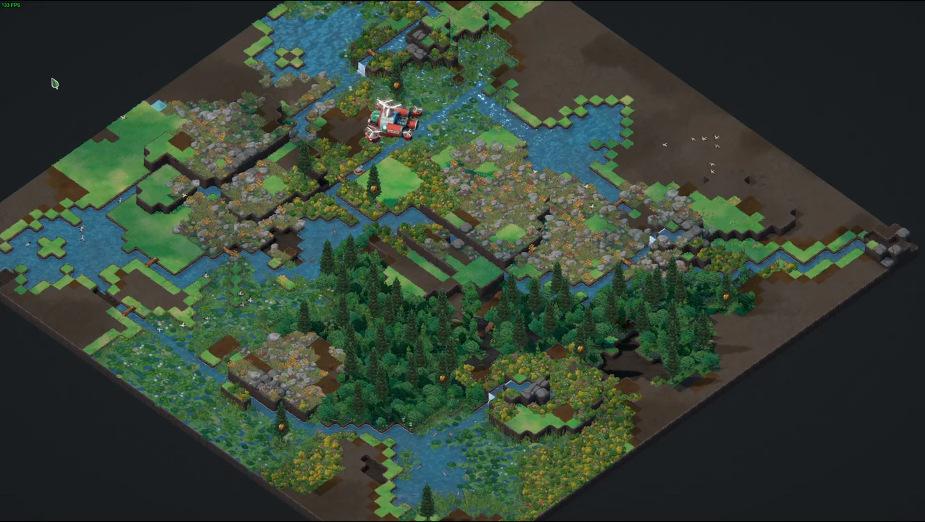 The same map, at completion