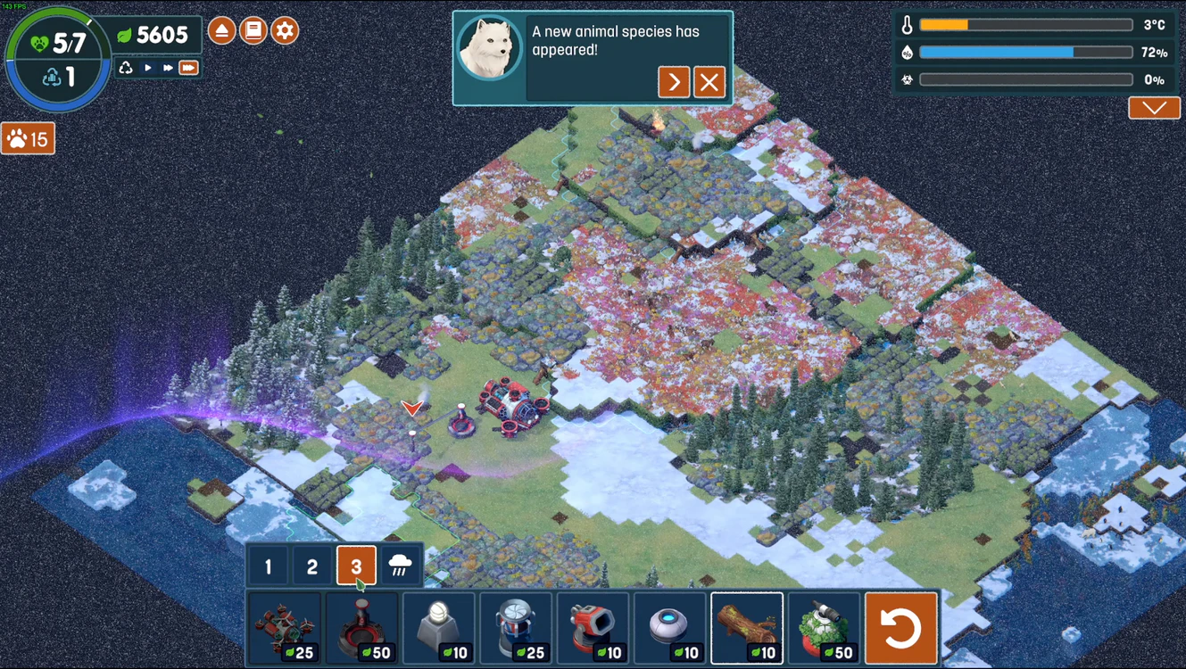 The same map, at completion