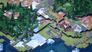 Steam Store screenshot of the Volcanic Glacier level.